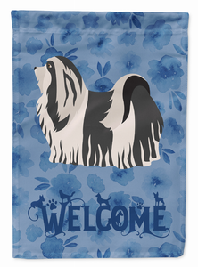 Dog Welcome Flag Garden Size - 194030097946