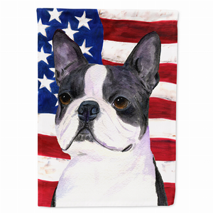 USA American Flag with Dog Flag Garden Size - 705332048231