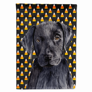 Candy Corn Halloween Dog Portrait Flag Garden Size - 615872864492