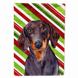 Candy Cane Holiday Christmas Dog Flag Garden Size - 705332071079