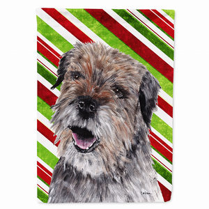 Candy Cane Holiday Christmas Dog Flag Garden Size - 615872784424