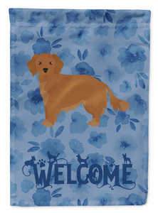 Dog Welcome Flag Garden Size - 194030098417