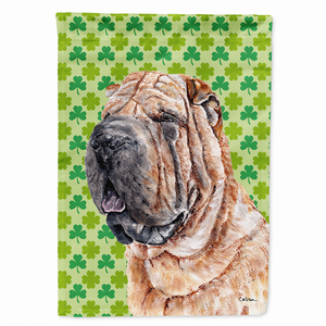 Dog Lucky Shamrock St. Patrick's Day Flag Garden Size - 615872809486