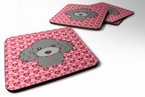 Dog Breed Poodle Group Foam Coaster - 638508675255