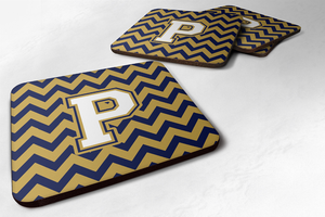 Letter Chevron Design Foam Coaster Set of 4 - 638508287359