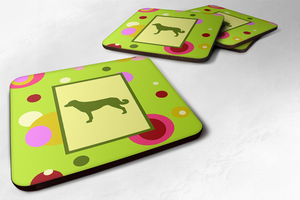 Dog Silhouette Foam Coaster Set of 4 - 705332160063