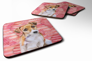 Love Design with Dog Foam Coaster Set of 4 - 652259212323