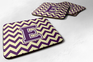 Letter Chevron Design Foam Coaster Set of 4 - 638508287502