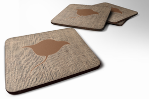 Burlap/Sealife Foam Coaster - 705332170833