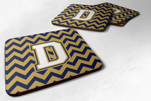 Letter Chevron Design Foam Coaster Set of 4 - 638508287236