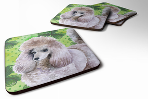 St Patrick's Design with Dog Foam Coaster Set of 4 - 652259212712