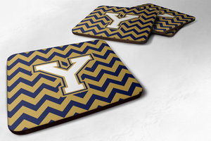 Letter Chevron Design Foam Coaster Set of 4 - 638508287441
