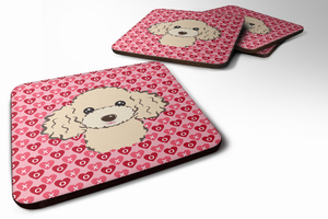Dog Breed Poodle Group Foam Coaster - 638508675248