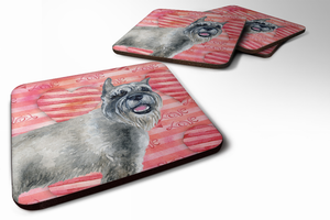 Love Design with Dog Foam Coaster Set of 4 - 652259211814