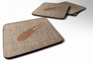 Burlap/Insects Foam Coaster - 705332170703