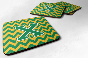 Letter Chevron Design Foam Coaster Set of 4 - 638508287953