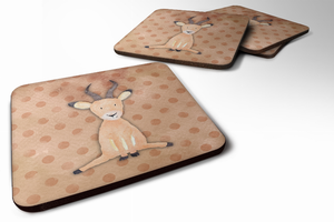 Polkadot theme Watercolor Foam Coaster - 638508835918