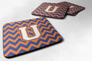 Letter Chevron Foam Coaster Set of 4 - 638508288189