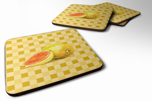 Food on Basketweave Foam Coaster - 638508825803