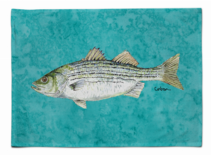Striped Bass Fish Fabric Placemat - 705332141543