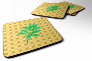 Food on Basketweave Foam Coaster - 638508825353