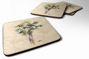 Palm Tree Foam Coaster - 705332153263