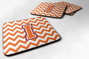 Letter Chevron Foam Coaster Set of 4 - 638508288585