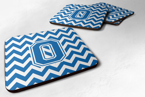 Letter Chevron Design Foam Coaster Set of 4 - 638508287083