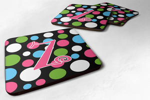 Letter Monogram - Foam Coaster Set of 4 - 705332159999