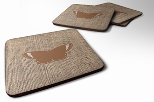 Burlap/Insects Foam Coaster - 705332170437