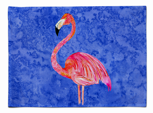 Flamingo on Yellow Fabric Placemat - 705332141451