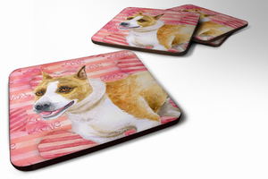 Love Design with Dog Foam Coaster Set of 4 - 652259211630