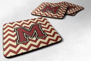 Letter Chevron Foam Coaster Set of 4 - 638508288363