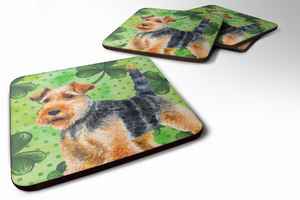 St Patrick's Design with Dog Foam Coaster Set of 4 - 652259213061