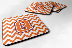 Letter Chevron Foam Coaster Set of 4 - 638508288660