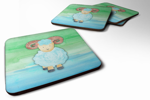 Watercolor Animal Art Foam Coaster - 638508845702
