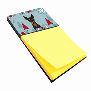 Seasonal Holiday Dog Art Sticky Note Holder - 638508117052
