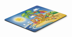 Beach Themed Mouse Pad, Hot Pad or Trivet - 638508236258