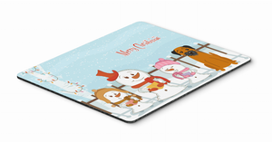 Merry Christmas Carolers Mouse Pad, Hot Pad or Trivet - 638508462060