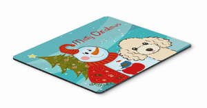 Snowman with Mouse Pad, Hot Pad or Trivet - 638508135834