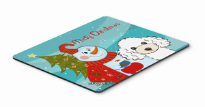 Snowman with Mouse Pad, Hot Pad or Trivet - 638508135827