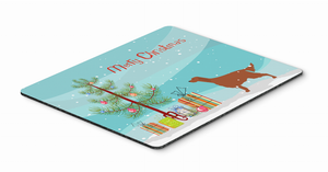 Dog Breed Merry Christmas Tree Mouse Pad, Hot Pad or Trivet - 638508475701