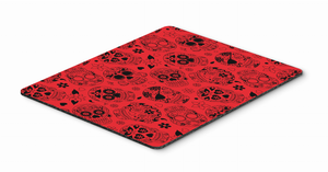 Dog Breed Day of the Dead Mouse Pad, Hot Pad or Trivet - 638508621061