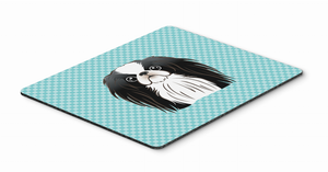Checkerboard Design with Dog Mouse Pad, Hot Pad or Trivet - 615872913077