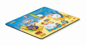 Beach Themed Mouse Pad, Hot Pad or Trivet - 638508236180