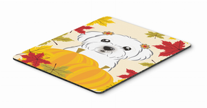Dog Breed Thanksgiving Mouse Pad, Hot Pad or Trivet - 638508199317
