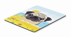 Dog Breed Summer Beach Mouse Pad, Hot Pad or Trivet - 638508200471