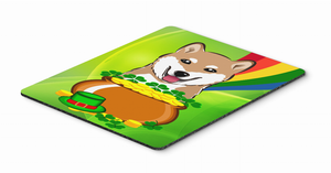 Dog Breed St. Patrick's Day Mouse Pad, Hot Pad or Trivet - 638508198860