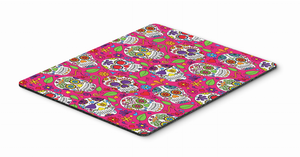 Dog Breed Day of the Dead Mouse Pad, Hot Pad or Trivet - 638508621023