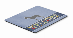 Dog Breed Welcome Mouse Pad, Hot Pad or Trivet - 638508699992